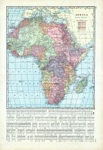 Africa, World Maps 1906 from Wellington County Canada Atlas